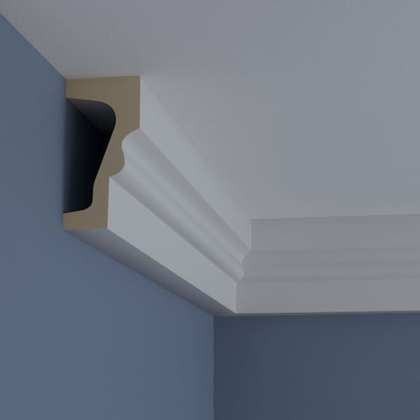 Ekena Millwork Moulding, Polyurethane, 94-1/2 in L, 5-1/2 in H - MLD06X03ST
