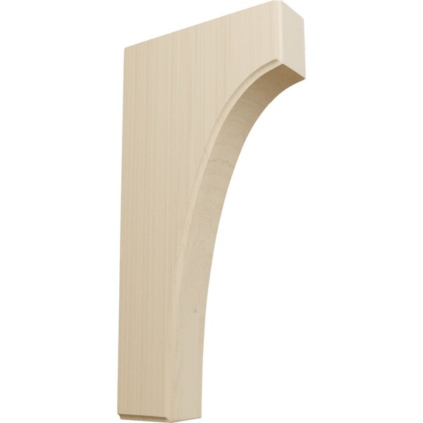 Ekena Millwork 1 3/4"W x 6"D x 12"H Clarksville Bracket, Rubberwood - BKTW02X06X12CVRW