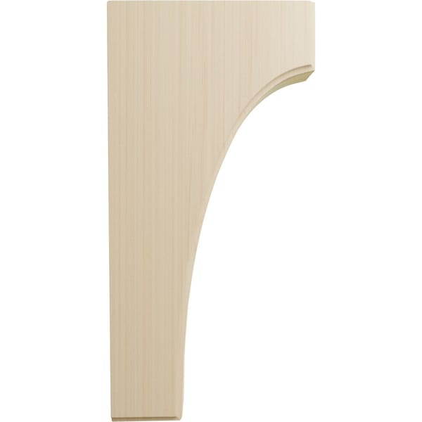 Ekena Millwork 1 3/4"W x 6"D x 12"H Clarksville Bracket, Rubberwood - BKTW02X06X12CVRW
