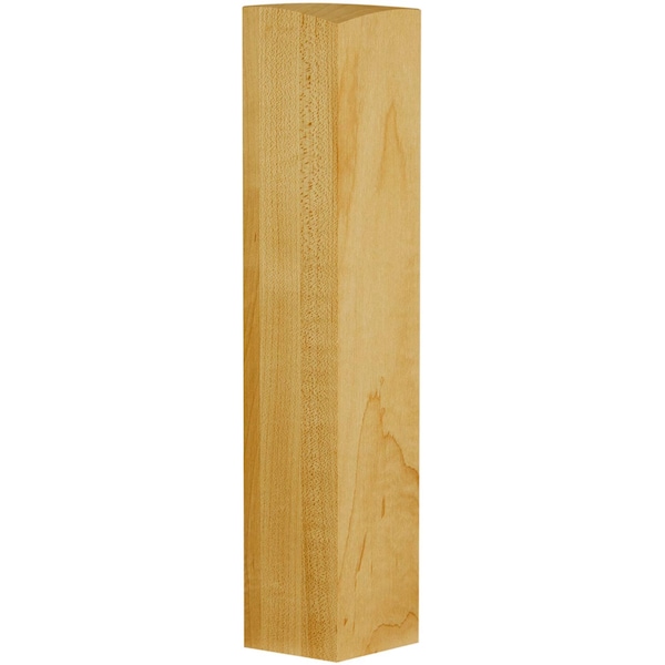 Osborne Wood Products 10 x 2 5/8 x 1 3/4 Corner Plinth in Mahogany - 6991MH