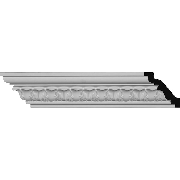 Ekena Millwork SAMPLE - 2 1/2"H x 2 1/2"P x 3 5/8"F x 12"L Whitman Crown Moulding - SAMPLE-MLD02X02X04WH
