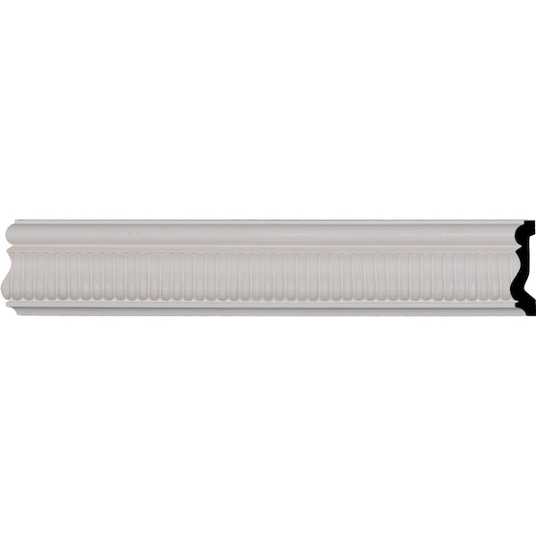 Ekena Millwork SAMPLE - 3 1/4"H x 1"P x 12"L Nevio Chair Rail - SAMPLE-CHA04X01NE