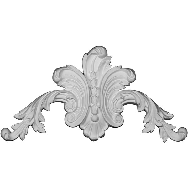 Ekena Millwork 18 1/2"W x 13 1/2"H x 1 1/2"P Beaded Center Onlay - ONL18X13X01BE