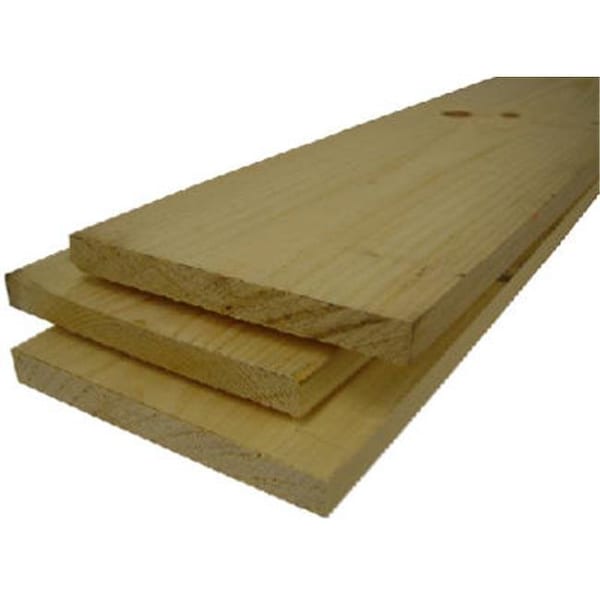 Alexandria Moulding Alexandria Moulding 0Q1X8-70096C 1 x 8 in. 8 ft. Common Pine Board - 511017