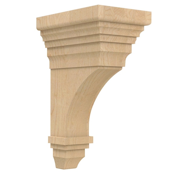 Designs Of Distinction Medium Arts and Crafts Corbel - Hard Maple - 01607011HM1