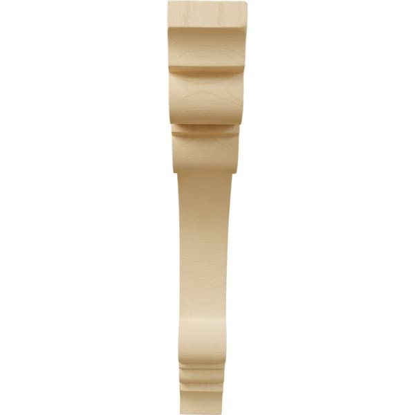 Ekena Millwork 1 1/2"W x 8 1/2"D x 10 1/2"H Medium Ellis Wood Corbel, Maple - CORW02X09X11ELMA