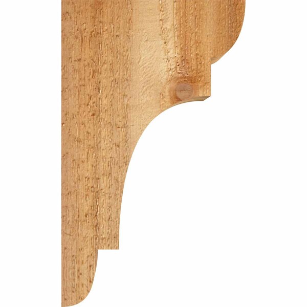 Ekena Millwork New Brighton Rough Sawn Corbel, Western Red Cedar, 4"W x 6"D x 10"H - COR04X06X10NEB00RWR