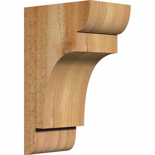 Ekena Millwork New Brighton Rough Sawn Corbel, Western Red Cedar, 4"W x 6"D x 10"H - COR04X06X10NEB00RWR
