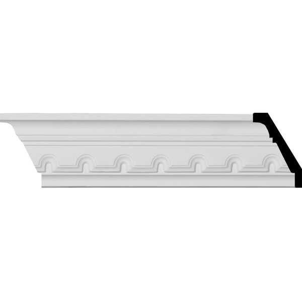 Ekena Millwork SAMPLE - 2 7/8"H x 1 1/2"P x 3 1/4"F x 12"L Dentil Crown Moulding - SAMPLE-MLD02X01X03DE