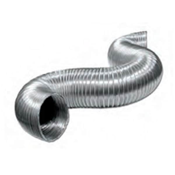 Lambro Industries 4 in. x 25 ft. Aluminum Semi-Rigid Duct, 6PK - 334