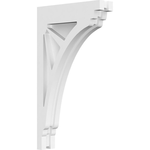Ekena Millwork Stanford Architectural Grade PVC Corbel, 1 7/8"W X 8"D X 14"H - CORP01X08X14ST