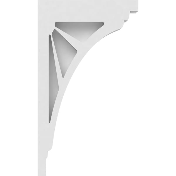 Ekena Millwork Stanford Architectural Grade PVC Corbel, 1 7/8"W X 8"D X 14"H - CORP01X08X14ST