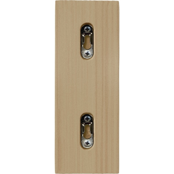 Ekena Millwork 3"W x 5 1/2"D x 8"H Medium Lawson Wood Corbel, Rubberwood - CORW03X05X08LWRW