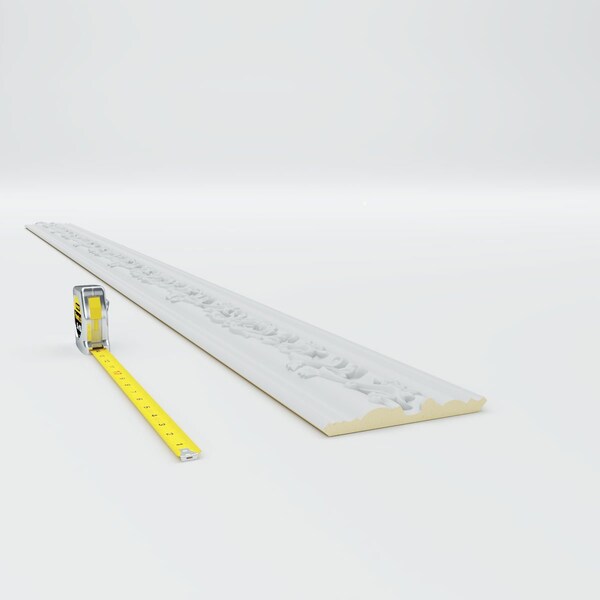 Ekena Millwork 4 1/2"H x 4 5/8"P x 6 3/8"F x 94 1/2"L Emery Crown Moulding - MLD04X04X06EM