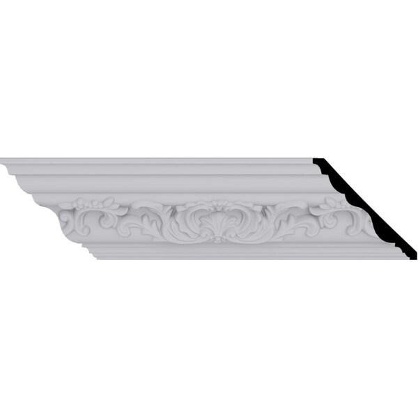 Ekena Millwork 4 1/2"H x 4 5/8"P x 6 3/8"F x 94 1/2"L Emery Crown Moulding - MLD04X04X06EM