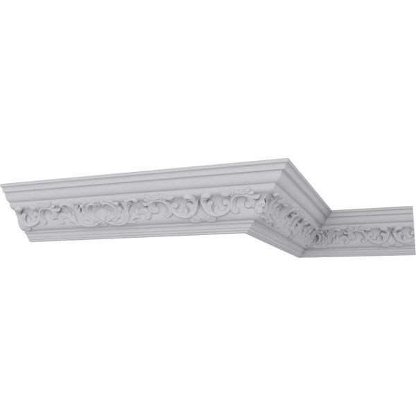 Ekena Millwork 4 1/2"H x 4 5/8"P x 6 3/8"F x 94 1/2"L Emery Crown Moulding - MLD04X04X06EM