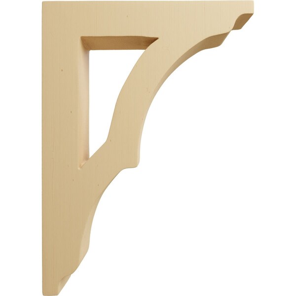Ekena Millwork 1 3/4"W x 6 1/2"D x 9"H Small Avila Wood Bracket, Alder - BKTW01X06X09AVAL