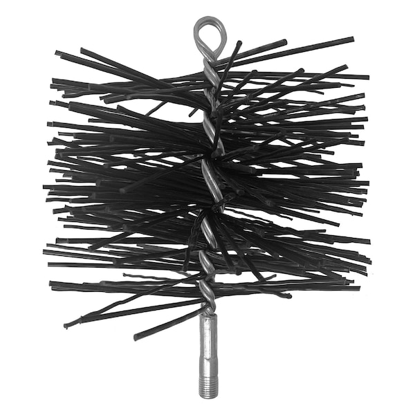 Chromex Chimney Cleaning Kit W/ Eight 3ft Fiberglass Rods, 6'' Premium Poly Brush & 1/4'' NPT Fittings - CXT1-1106