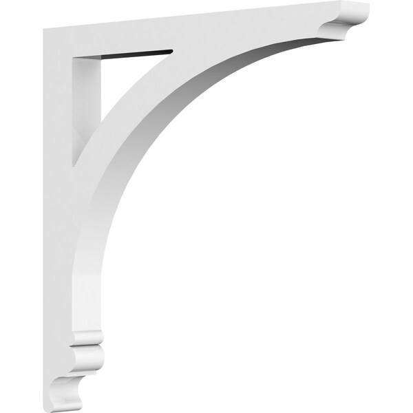 Ekena Millwork Legacy Architectural Grade PVC Bracket, 5/8"W X 6"D X 6"H - BKTP01X06X06LE