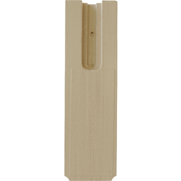 Ekena Millwork 1 3/4"W x 4"D x 6"H Clarksville Bracket, Rubberwood - BKTW02X04X06CVRW