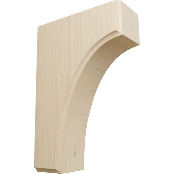 Ekena Millwork 1 3/4"W x 4"D x 6"H Clarksville Bracket, Rubberwood - BKTW02X04X06CVRW