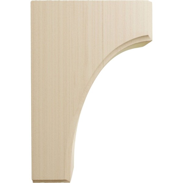 Ekena Millwork 1 3/4"W x 4"D x 6"H Clarksville Bracket, Rubberwood - BKTW02X04X06CVRW