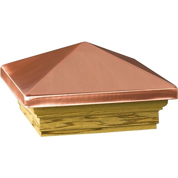 Maine Ornamental Maine Ornamental 72223 Post Cap, 3-1/2 x 3-1/2 in Post/Joist, 4 in L, 4 in W - 72223