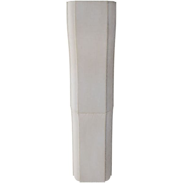 Ekena Millwork 1 3/4"W x 7 1/2"D x 7 1/2"H Stratford Wood Vintage Decor Bracket, Chalk Dust White - BKTWD02X08X08STWH