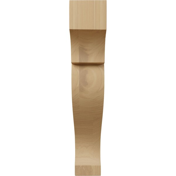 Ekena Millwork 2 1/2"W x 8"D x 14"H Large Rockport Wood Corbel, Cherry - CORW03X08X14RKCH