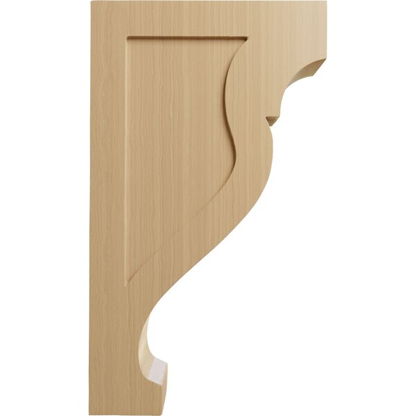Ekena Millwork 2 1/2"W x 8"D x 14"H Large Rockport Wood Corbel, Cherry - CORW03X08X14RKCH