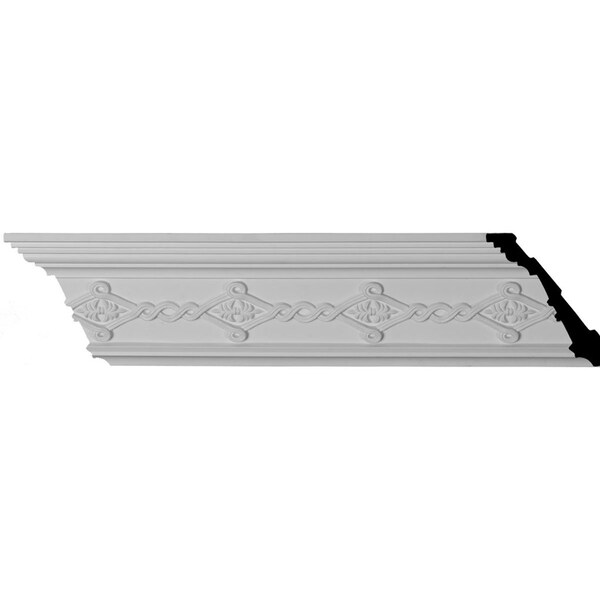 Ekena Millwork SAMPLE - 4 1/8"H x 3 5/8"P x 5 1/2"F x 12"L Kendall Crown Moulding - SAMPLE-MLD04X04X06KD