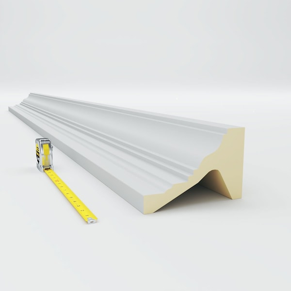 Ekena Millwork Moulding, Polyurethane, 94-1/2 in L, 7-7/8 in H - MLD08X05ST