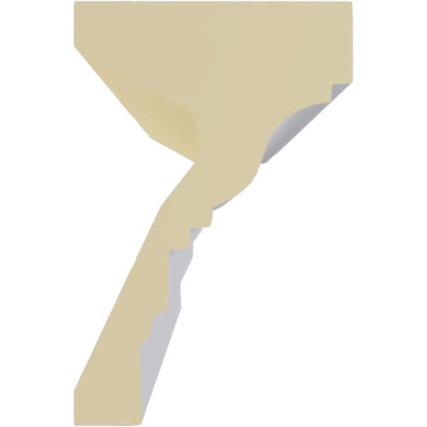 Ekena Millwork Moulding, Polyurethane, 94-1/2 in L, 7-7/8 in H - MLD08X05ST