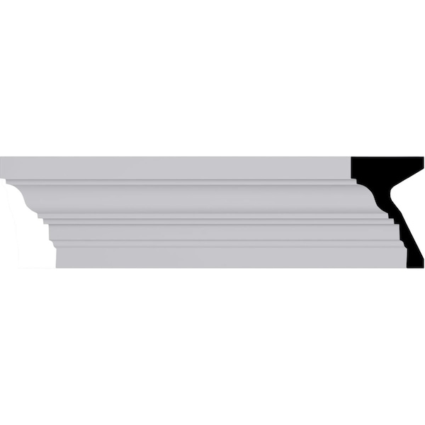 Ekena Millwork Moulding, Polyurethane, 94-1/2 in L, 7-7/8 in H - MLD08X05ST