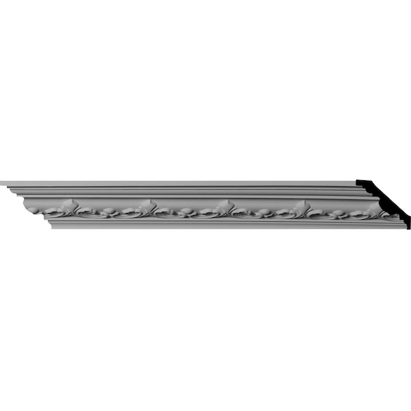 Ekena Millwork SAMPLE - 2 3/8"H x 3 1/8"P x 3 3/4"F x 12"L, (2 7/8" Repeat) Empire Crown Moulding - SAMPLE-MLD02X03X04EM