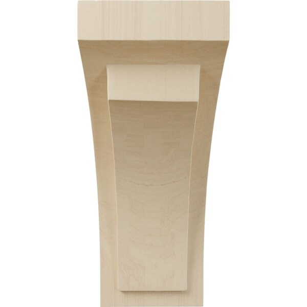 Ekena Millwork 5"W x 6 3/4"D x 12"H Large Felix Wood Corbel, Rubberwood - CORW05X06X12FERW