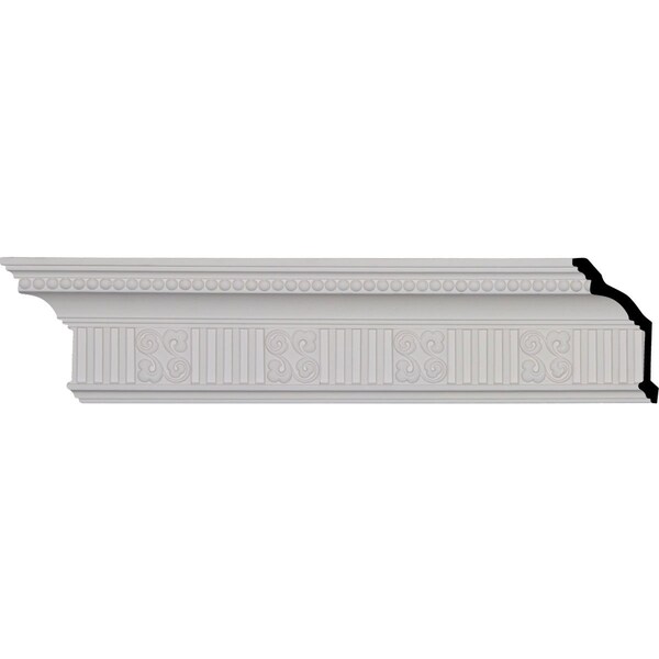 Ekena Millwork SAMPLE - 4 3/4"H x 3 1/8"P x 5 3/8"F x 12"L, (3 7/8" Repeat), Edwards Crown Moulding - SAMPLE-MLD05X03X05ED