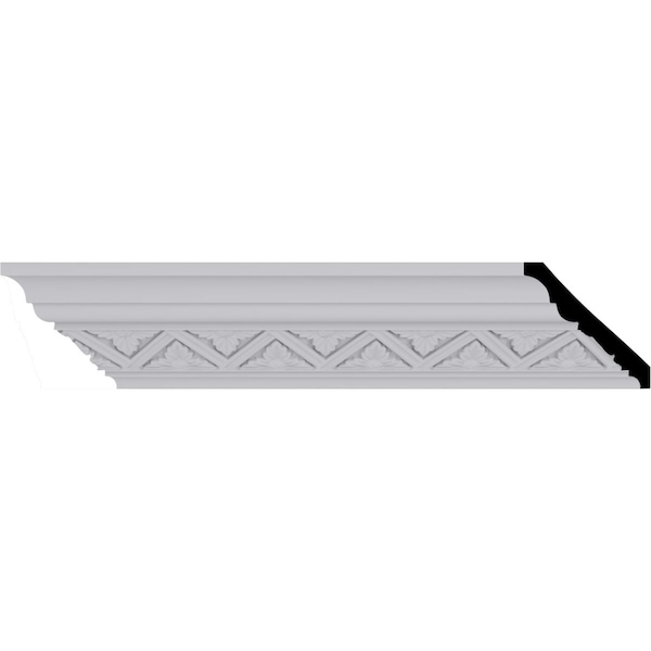 Ekena Millwork Polyurethane, 94-1/2 in L, 3 in H, Factory Primed - MLD03X03X04BY
