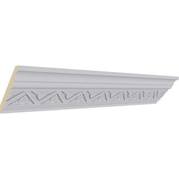 Ekena Millwork Polyurethane, 94-1/2 in L, 3 in H, Factory Primed - MLD03X03X04BY