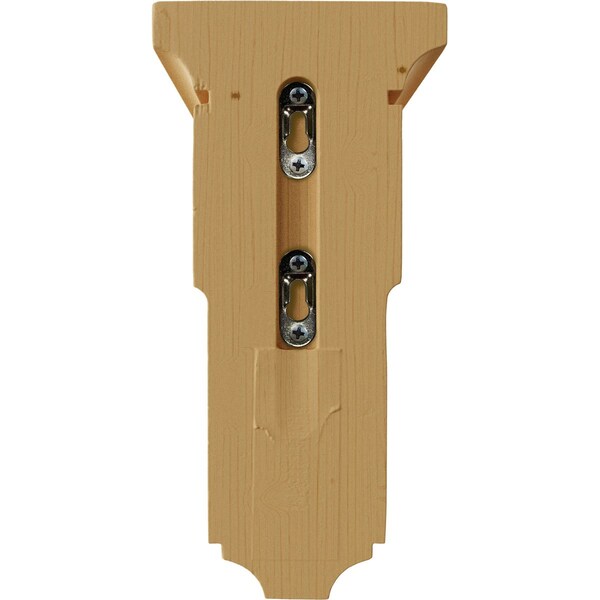 Ekena Millwork 5"W x 5 3/4"D x 10"H Medium Reyes Wood Corbel, Alder - CORW05X05X10RYAL