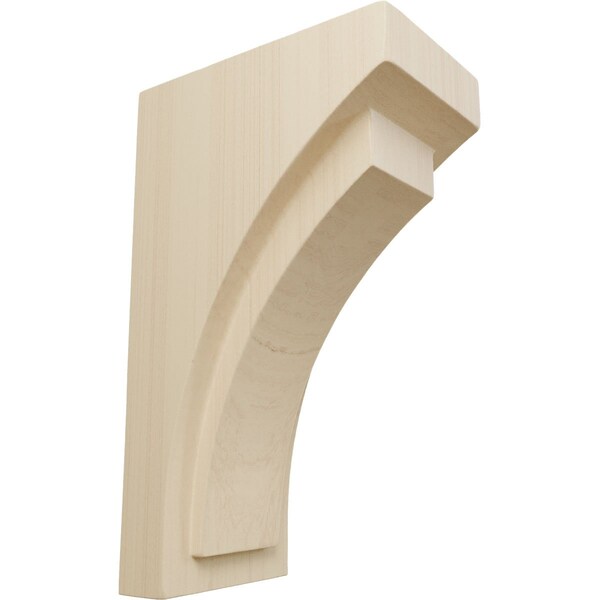 Ekena Millwork 3"W x 4 3/4"D x 8"H Small Felix Wood Corbel, Rubberwood - CORW03X04X08FERW