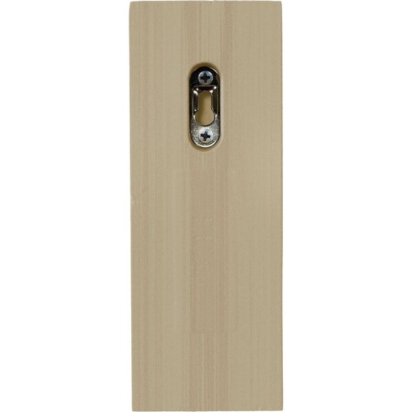 Ekena Millwork 3"W x 4 3/4"D x 8"H Small Felix Wood Corbel, Rubberwood - CORW03X04X08FERW