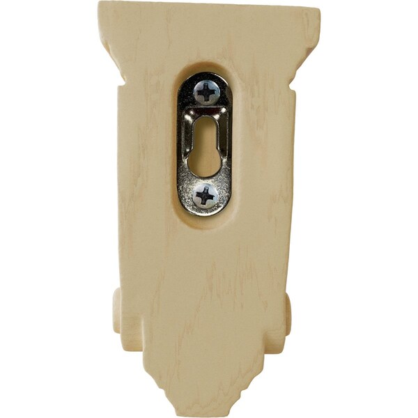 Ekena Millwork 5 1/4"W x 5 1/4"D x 9 1/2"H Devon Traditional Wood Corbel, Maple - CORW05X05X09DEMA