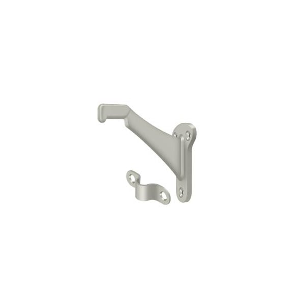 Deltana Hand Rail Brackets, Zinc 3-1/4" Projection Satin Nickel - ZHRBB325U15