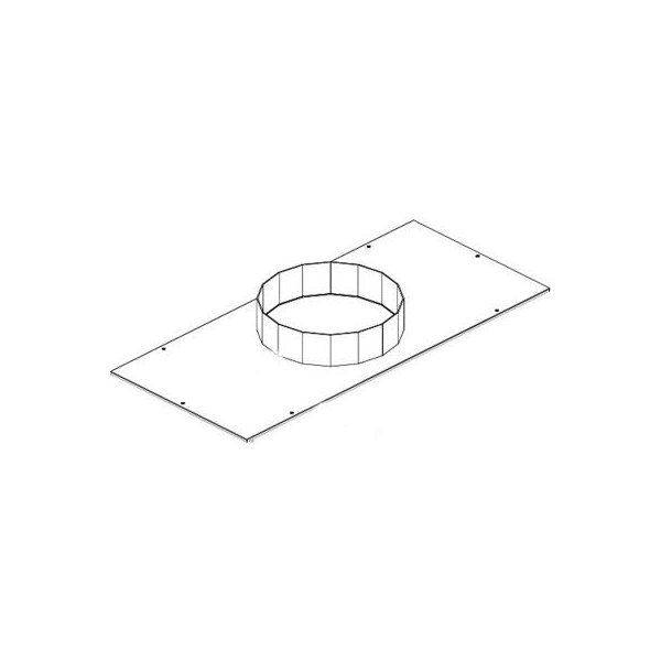 Koch Filter Envirco 8" Dia. Duct Collar For Hospi-Gard IsoClean Units - T10850-11055