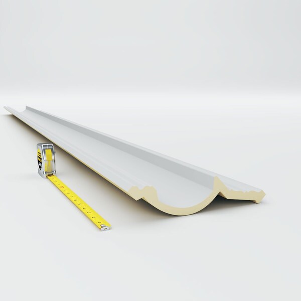 Ekena Millwork 8 1/4"H x 6 5/8"P x 10 5/8"F x 94 1/2"L, Foster Traditional Crown Moulding - MLD08X06X10FO