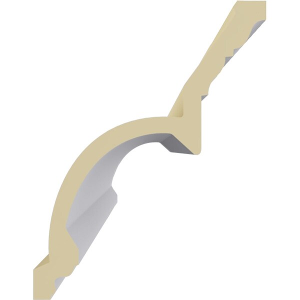 Ekena Millwork 8 1/4"H x 6 5/8"P x 10 5/8"F x 94 1/2"L, Foster Traditional Crown Moulding - MLD08X06X10FO