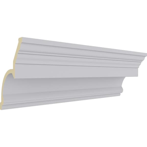 Ekena Millwork 8 1/4"H x 6 5/8"P x 10 5/8"F x 94 1/2"L, Foster Traditional Crown Moulding - MLD08X06X10FO