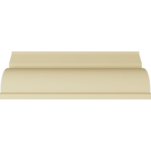 Ekena Millwork 8 1/4"H x 6 5/8"P x 10 5/8"F x 94 1/2"L, Foster Traditional Crown Moulding - MLD08X06X10FO