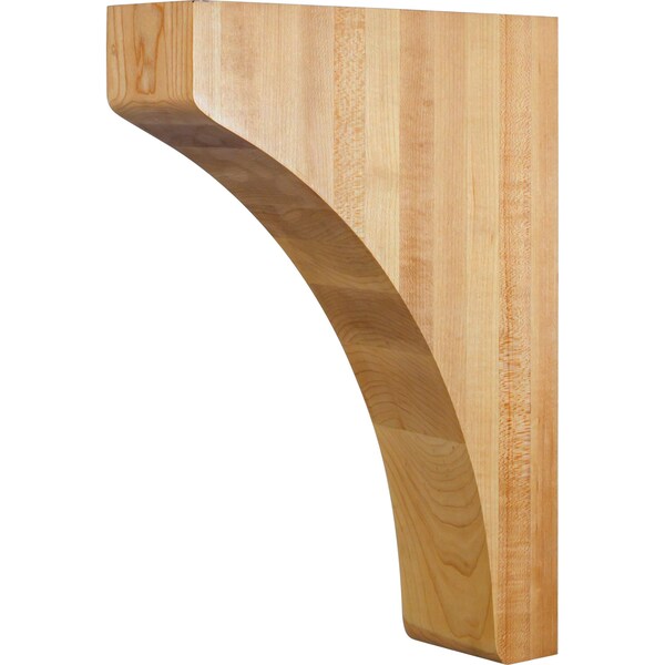 Hardware Resources 3" Wx10"Dx14"H White Birch Minimalist Corbel - CORZ-1WB
